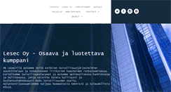 Desktop Screenshot of lesec.fi